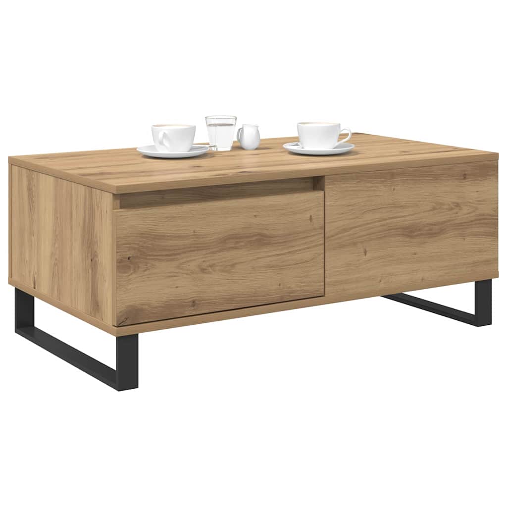 Τραπεζάκι σαλονιού με συρτάρι Artisan Oak 90 x 50 x 36,5 εκ - Pakobazaar