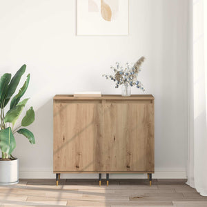 Πλαϊνό γραφείο 2 τμχ. Artisan Oak 40 x 35 x 70 εκ.