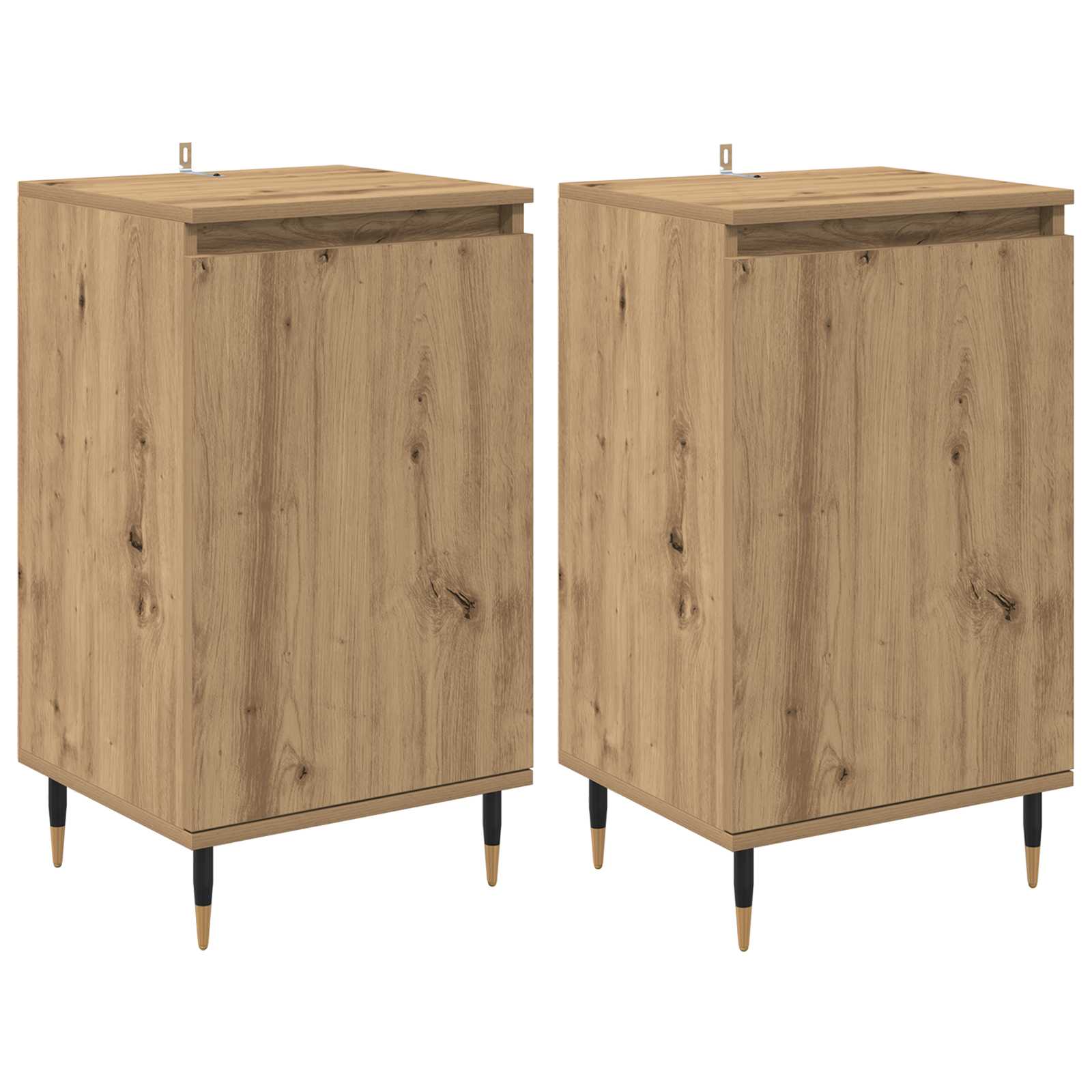 Πλαϊνό γραφείο 2 pcs Artisan Oak 40 x 35 x 70 εκ.