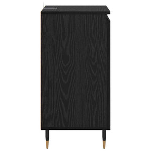 Πλαϊνό γραφείο 2 τμχ. Μαύρη Οξυά 40 x 35 x 70 εκ.
