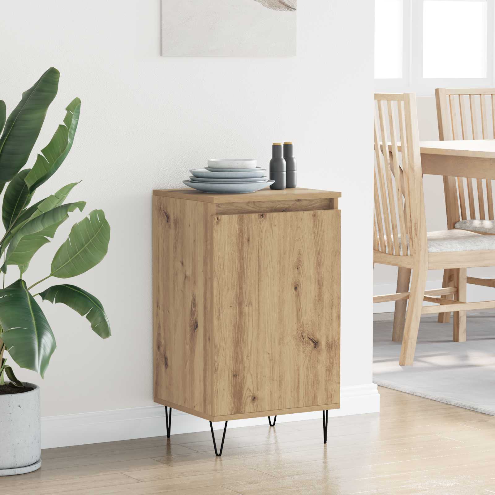 Πλαϊνό γραφείο Artisan Oak 40 x 35 x 70 εκ. Επεξεργασμένο ξύλο - Pakobazaar