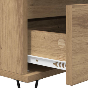 Πλαϊνό γραφείο με συρτάρι Artisan Oak 40 x 35 x 70 εκ. - Pakobazaar