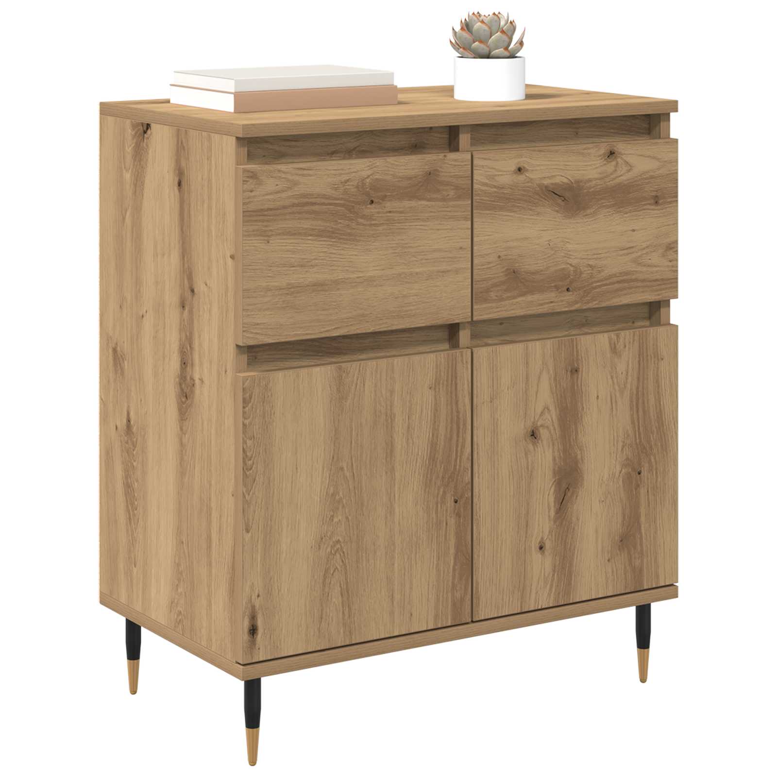 Πλαϊνό γραφείο με συρτάρι Artisan Oak 60 x 35 x 70 cm - Pakobazaar
