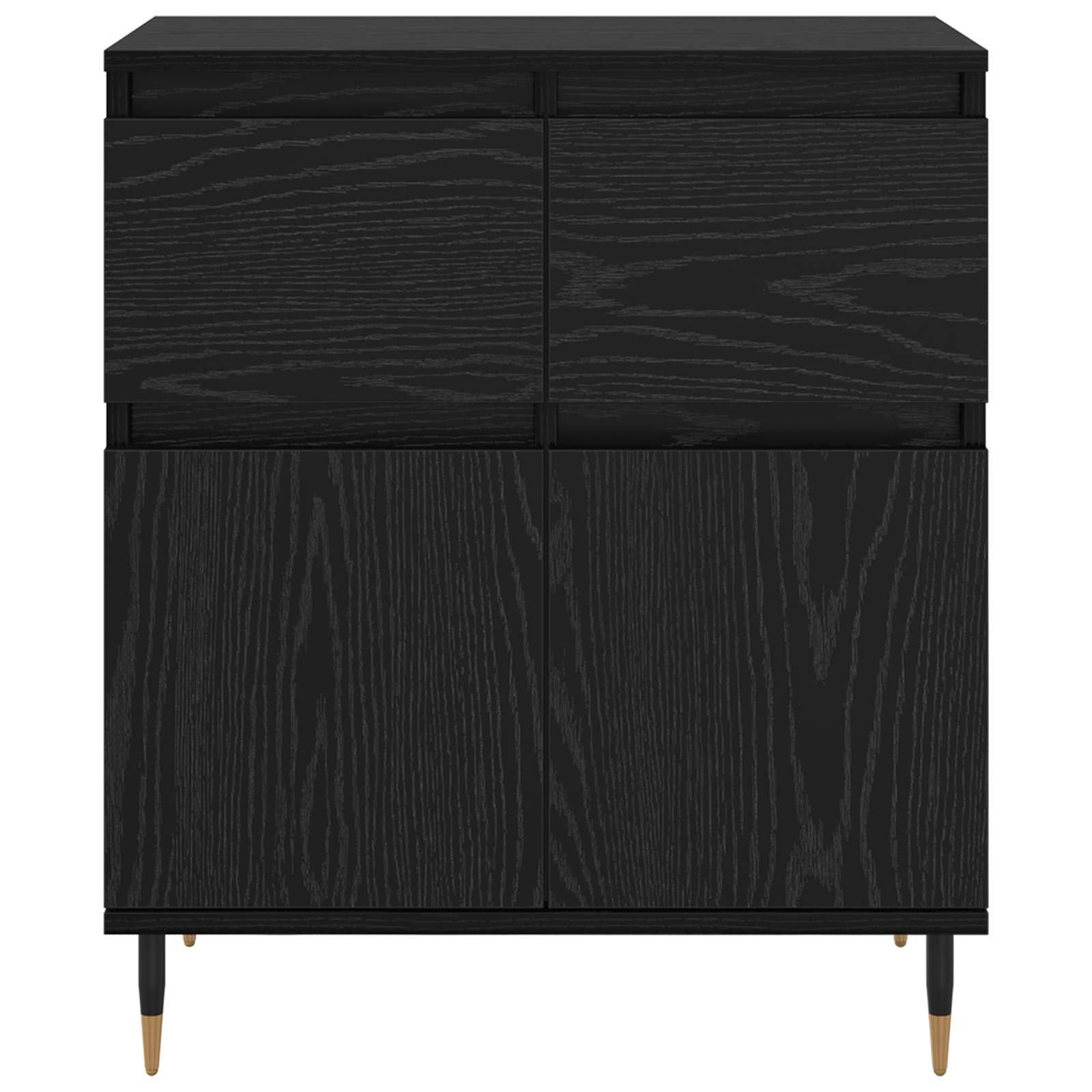 Πλαϊνό γραφείο με συρτάρι Μαύρη Οξυά 60 x 35 x 70 cm - Pakobazaar
