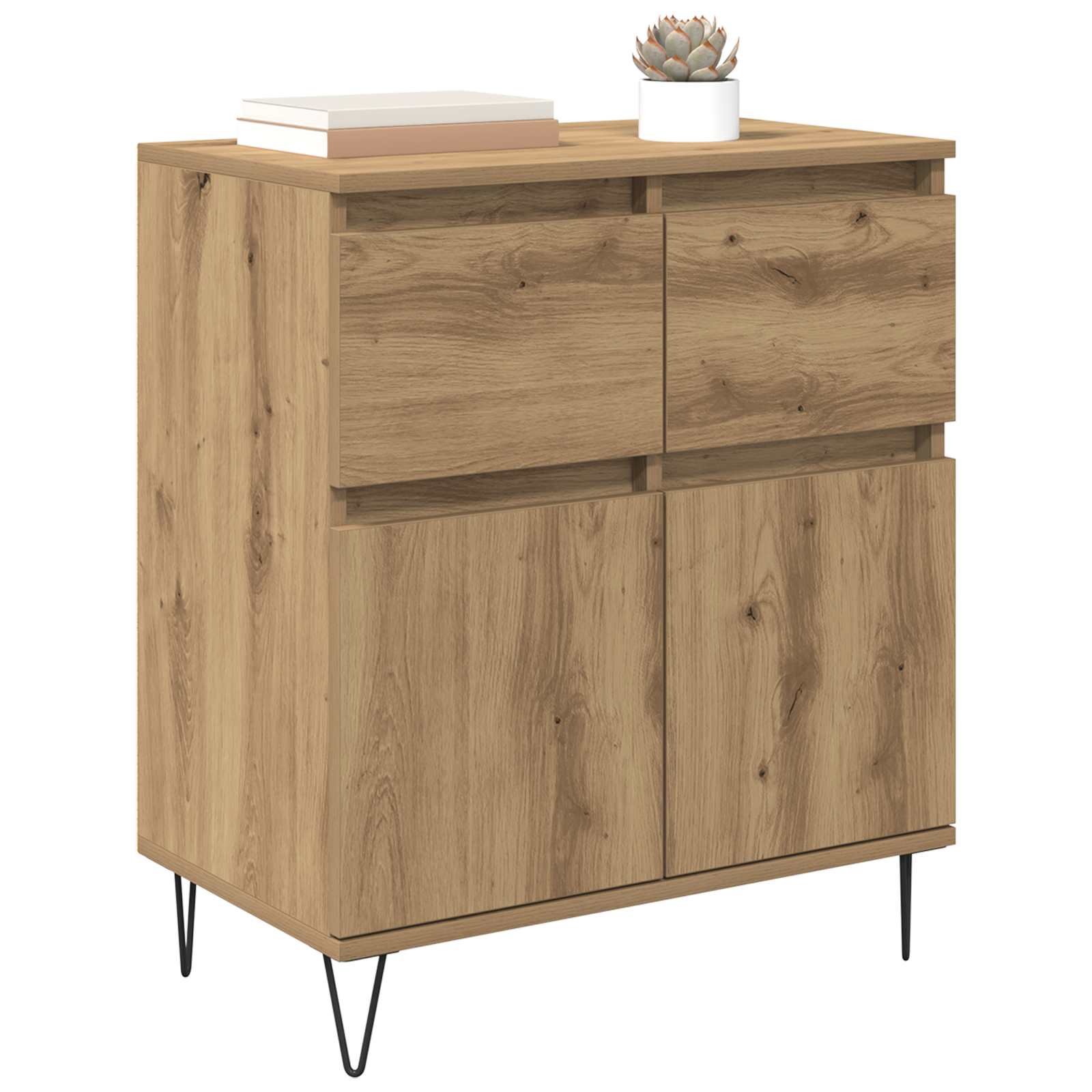 Πλαϊνό γραφείο με συρτάρι Artisan Oak 60 x 35 x 70 cm - Pakobazaar