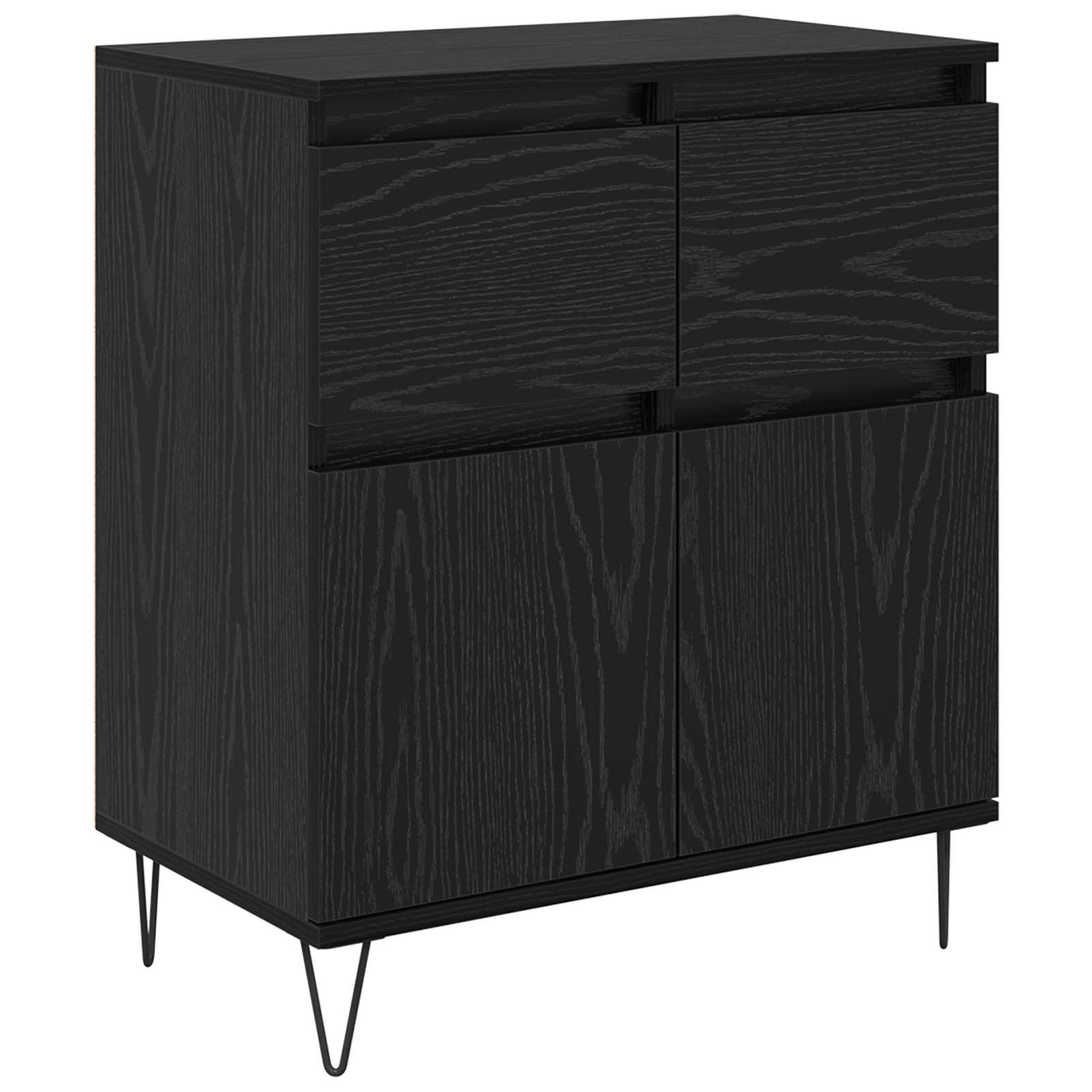 Πλαϊνό γραφείο με συρτάρι Μαύρη Οξυά 60 x 35 x 70 cm - Pakobazaar