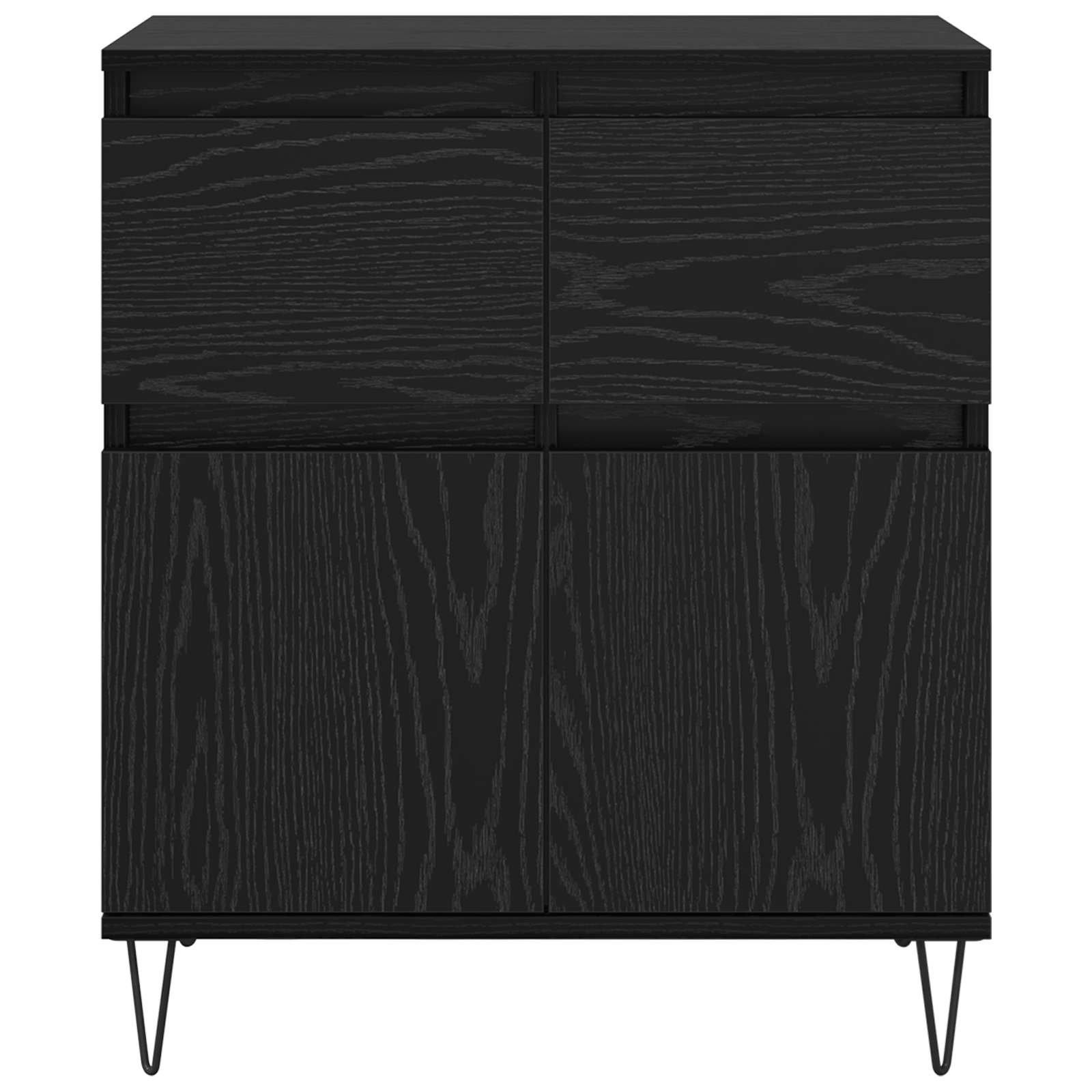 Πλαϊνό γραφείο με συρτάρι Μαύρη Οξυά 60 x 35 x 70 cm - Pakobazaar