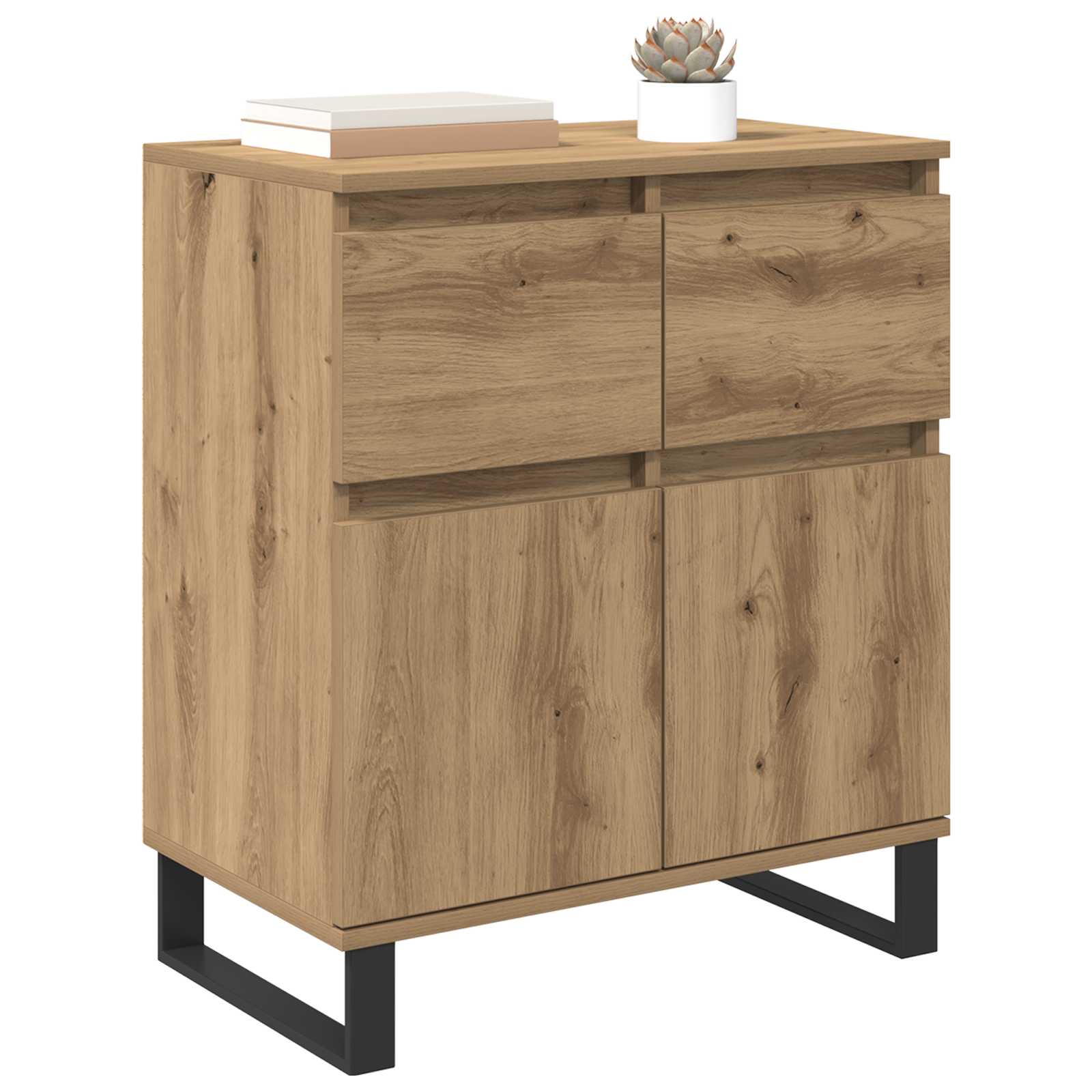 Πλαϊνό γραφείο με συρτάρι Artisan Oak 60 x 35 x 70 cm - Pakobazaar