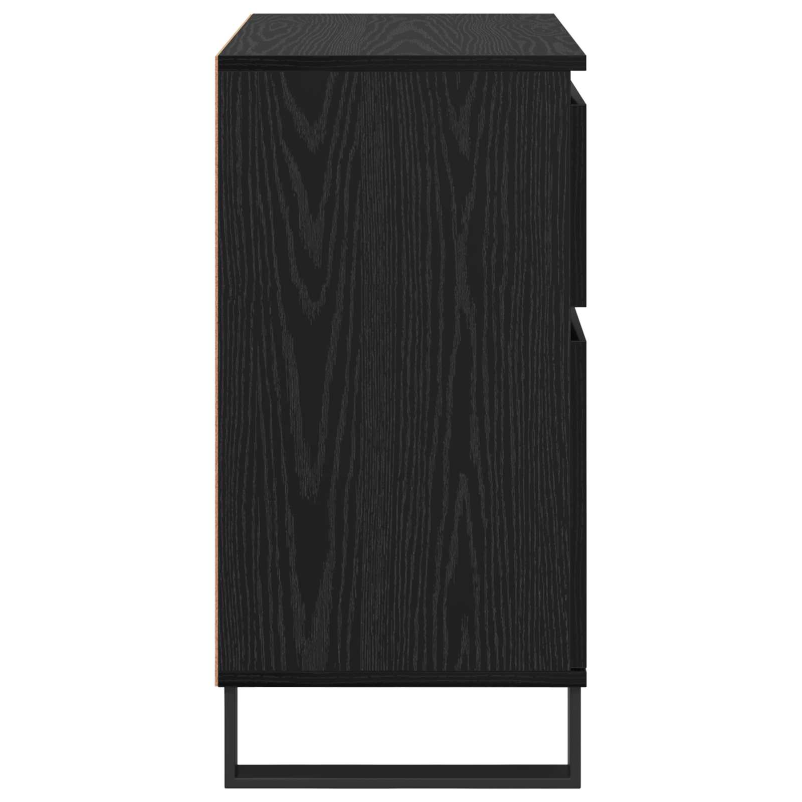 Πλαϊνό γραφείο με συρτάρι Μαύρη Οξυά 60 x 35 x 70 cm - Pakobazaar