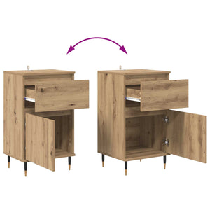 Πλαϊνό γραφείο με συρτάρι Artisan Oak 40 x 35 x 70 εκ. - Pakobazaar