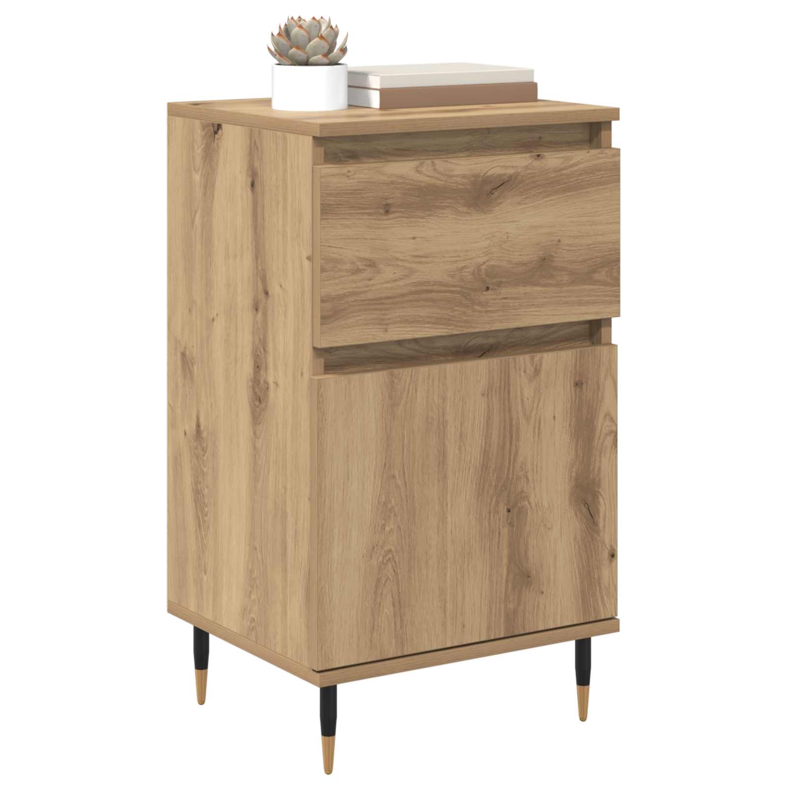 Πλαϊνό γραφείο με συρτάρι Artisan Oak 40 x 35 x 70 εκ. - Pakobazaar