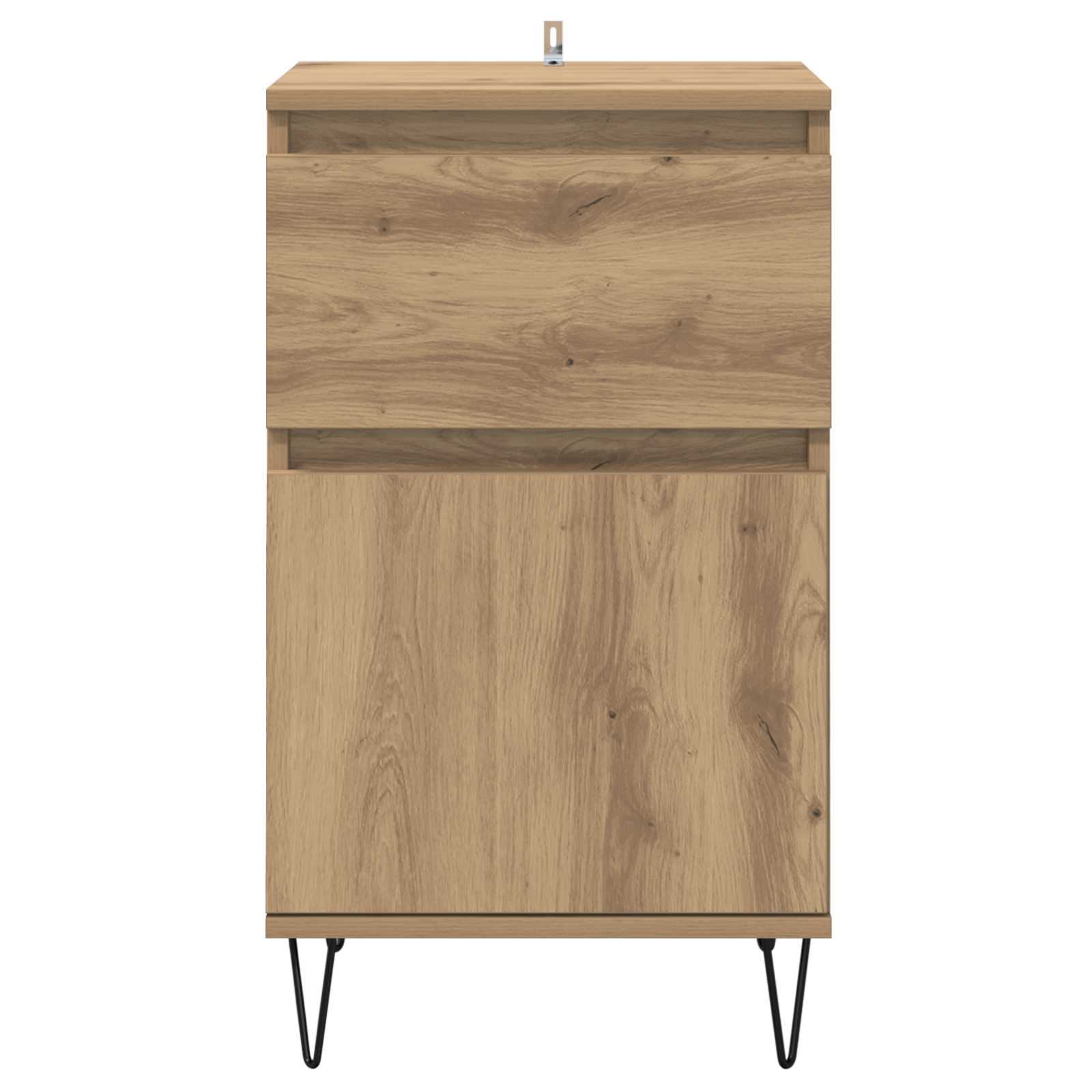 Πλαϊνό γραφείο artisan δρυς 35 x 40 x 70 εκ. Επεξεργασμένο ξύλο - Pakobazaar