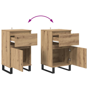 Πλαϊνό γραφείο artisan δρυς 35 x 40 x 70 εκ. Επεξεργασμένο ξύλο - Pakobazaar