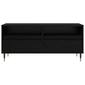 Ντουλάπι TV με συρτάρι Μαύρη Οξυά 100 x 34,5 x 44,5 εκ.
