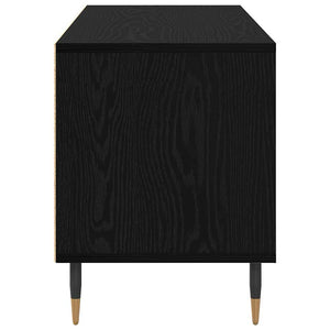 Ντουλάπι TV με συρτάρι Μαύρη Οξυά 100 x 34,5 x 44,5 εκ.