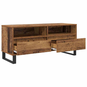 Ντουλάπι TV με συρτάρι Παλιό Ξύλο 100 x 34,5 x 44,5 εκ. - Pakobazaar