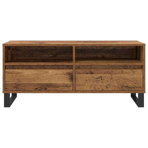 Ντουλάπι TV με συρτάρι Παλιό Ξύλο 100 x 34,5 x 44,5 εκ. - Pakobazaar