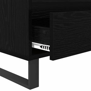 Ντουλάπι TV με συρτάρι Μαύρη Οξυά 100 x 34,5 x 44,5 εκ.