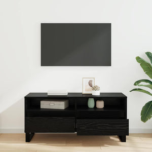 Ντουλάπι TV με συρτάρι Μαύρη Οξυά 100 x 34,5 x 44,5 εκ.