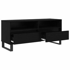 Ντουλάπι TV με συρτάρι Μαύρη Οξυά 100 x 34,5 x 44,5 εκ.