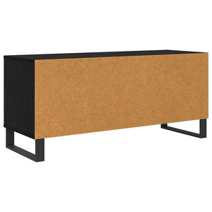 Ντουλάπι TV με συρτάρι Μαύρη Οξυά 100 x 34,5 x 44,5 εκ.