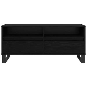 Ντουλάπι TV με συρτάρι Μαύρη Οξυά 100 x 34,5 x 44,5 εκ.