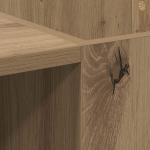 Ντουλάπι δίσκων βινυλίου με ράφι Artisan Oak 121 x 38 x 48 cm - Pakobazaar