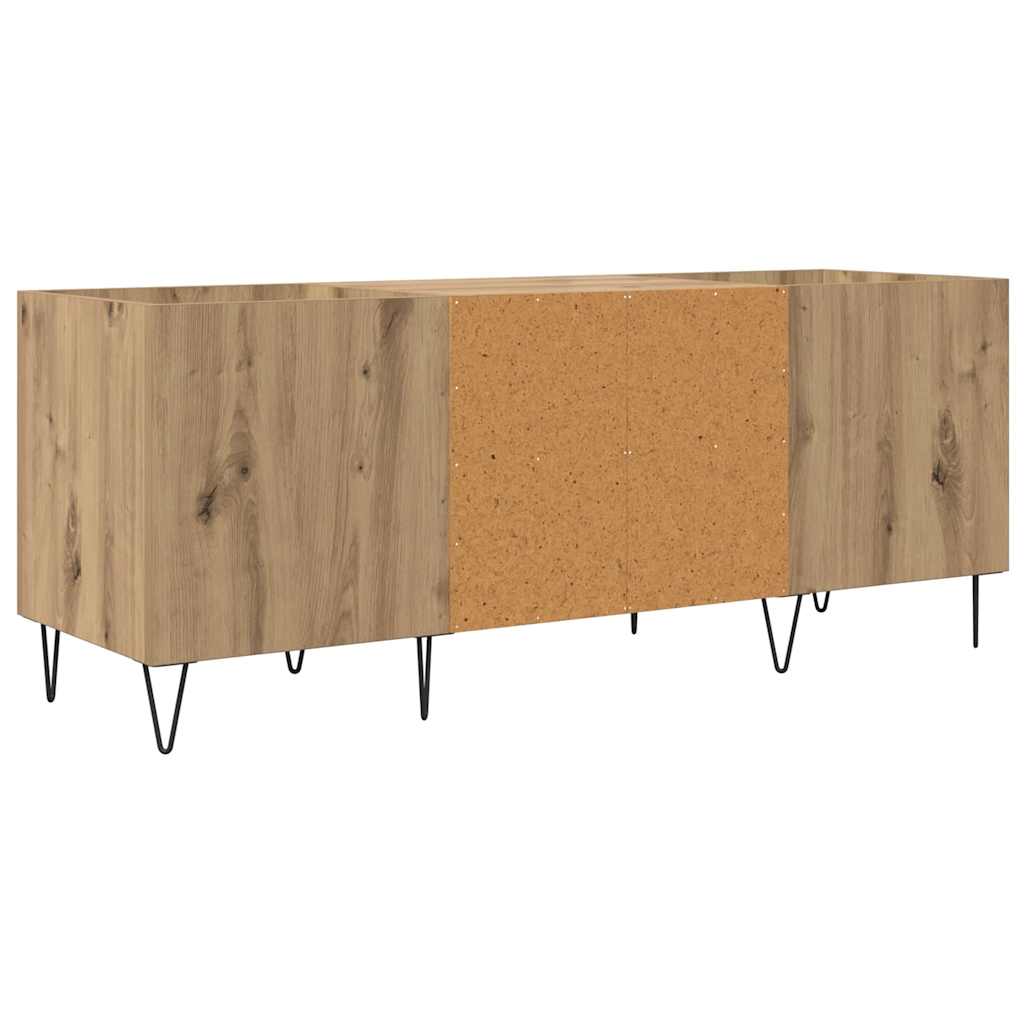 Ντουλάπι δίσκων βινυλίου με ράφι Artisan Oak 121 x 38 x 48 cm - Pakobazaar