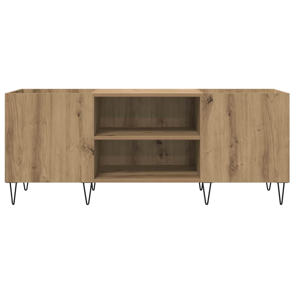 Ντουλάπι δίσκων βινυλίου με ράφι Artisan Oak 121 x 38 x 48 cm - Pakobazaar
