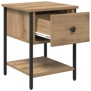 Κομοδίνο 2 pcs Artisan Oak 34 x 35,5 x 45 εκ Επεξεργασμένο ξύλο - Pakobazaar