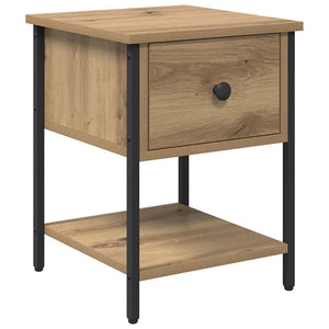 Κομοδίνο 2 pcs Artisan Oak 34 x 35,5 x 45 εκ Επεξεργασμένο ξύλο - Pakobazaar