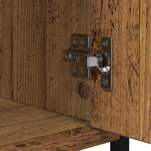 Κομοδίνο 2 pcs Παλιό ξύλο 40 x 42 x 60 εκ. Επεξεργασμένο ξύλο - Pakobazaar