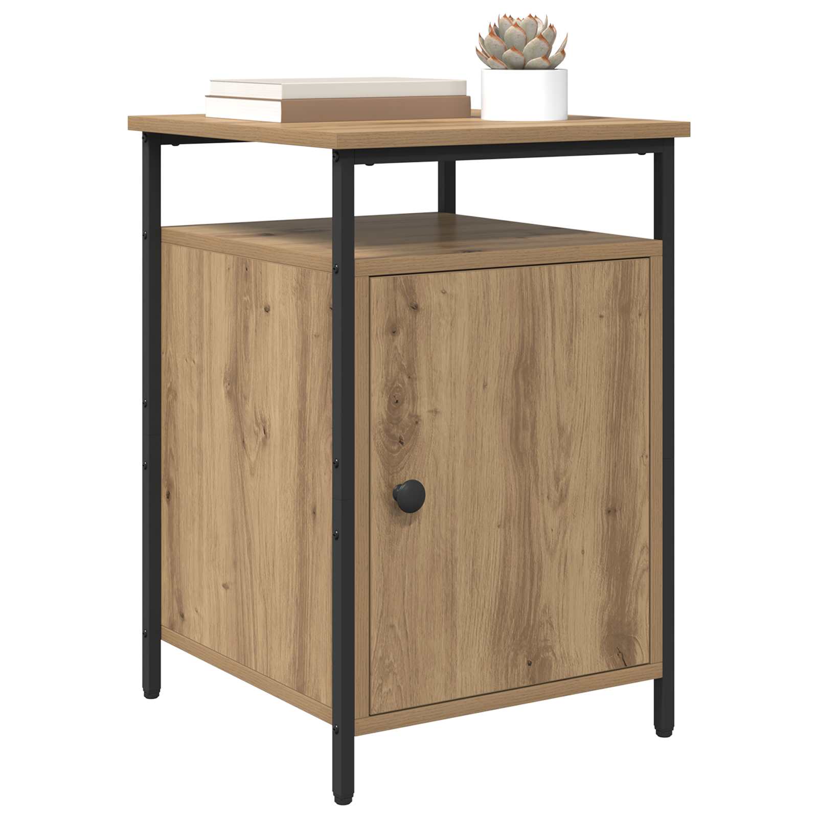 Κομοδίνο 2 pcs Artisan Oak 40 x 42 x 60 εκ. Επεξεργασμένο ξύλο - Pakobazaar