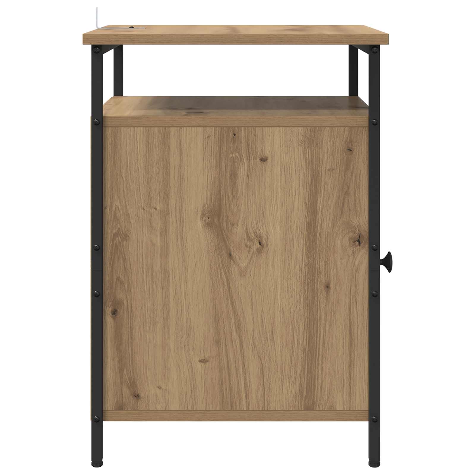 Κομοδίνο 2 pcs Artisan Oak 40 x 42 x 60 εκ. Επεξεργασμένο ξύλο - Pakobazaar