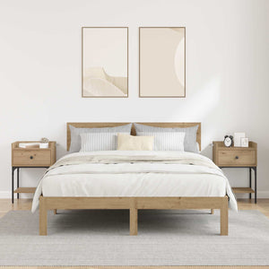 Κομοδίνο 2 pcs Artisan Oak 40 x 29 x 60 εκ Επεξεργασμένο ξύλο - Pakobazaar