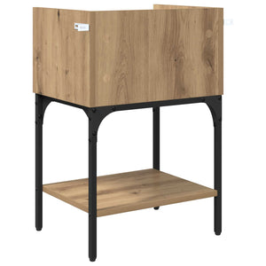 Κομοδίνο 2 pcs Artisan Oak 40 x 29 x 60 εκ Επεξεργασμένο ξύλο - Pakobazaar