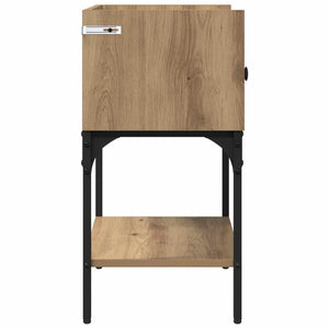 Κομοδίνο 2 pcs Artisan Oak 40 x 29 x 60 εκ Επεξεργασμένο ξύλο - Pakobazaar