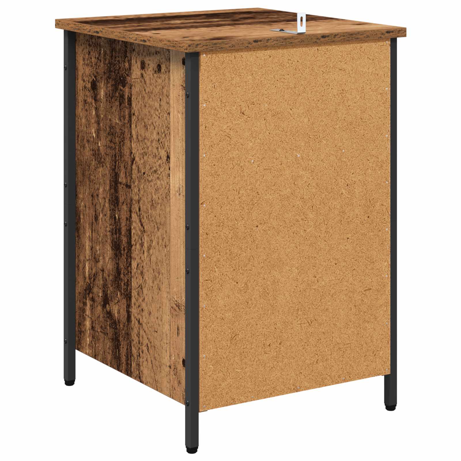 Κομοδίνο 2 pcs Παλιό ξύλο 40 x 42 x 60 εκ. Επεξεργασμένο ξύλο - Pakobazaar