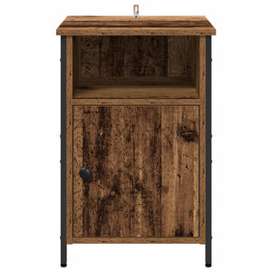 Κομοδίνο 2 pcs Παλιό ξύλο 40 x 42 x 60 εκ. Επεξεργασμένο ξύλο - Pakobazaar