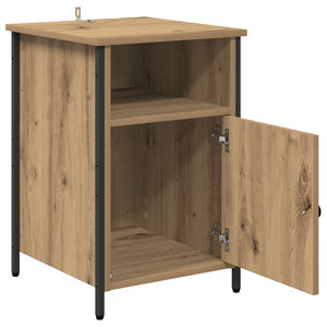 Κομοδίνο 2 pcs Artisan Oak 40 x 42 x 60 εκ. Επεξεργασμένο ξύλο - Pakobazaar