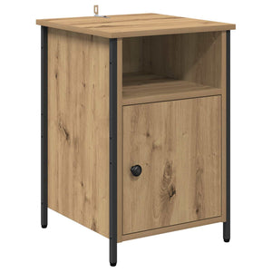 Κομοδίνο 2 pcs Artisan Oak 40 x 42 x 60 εκ. Επεξεργασμένο ξύλο - Pakobazaar