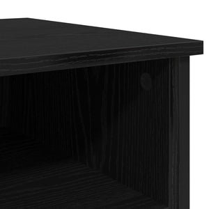 Κομοδίνο Μαύρη Οξυά 40 x 42 x 60 εκ. Επεξεργασμένο ξύλο - Pakobazaar