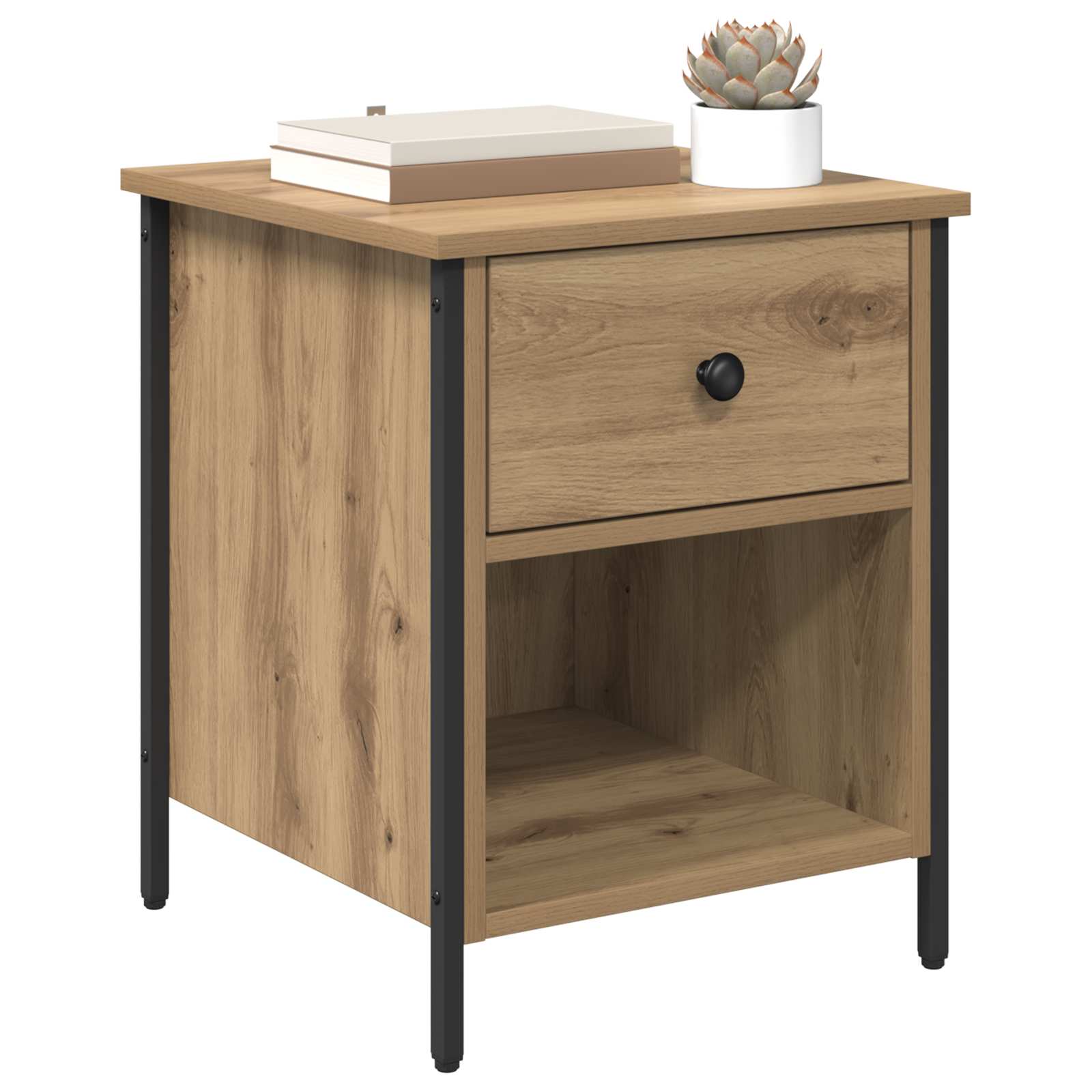 Κομοδίνο Artisan Oak 40 x 42 x 50 cm Επεξεργασμένο ξύλο - Pakobazaar