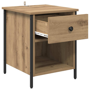 Κομοδίνο 2 pcs Artisan Oak 40 x 42 x 50 cm Επεξεργασμένο ξύλο - Pakobazaar