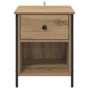 Κομοδίνο 2 pcs Artisan Oak 40 x 42 x 50 cm Επεξεργασμένο ξύλο - Pakobazaar