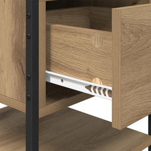 Κομοδίνο 2 pcs Artisan Oak 40 x 42 x 56 εκ Επεξεργασμένο ξύλο - Pakobazaar