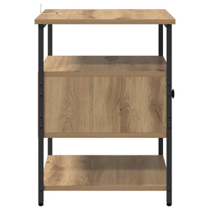 Κομοδίνο 2 pcs Artisan Oak 40 x 42 x 56 εκ Επεξεργασμένο ξύλο - Pakobazaar