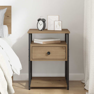 Κομοδίνο Artisan Oak 40 x 42 x 55 εκ Επεξεργασμένο ξύλο - Pakobazaar
