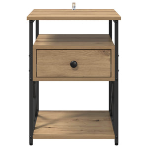 Κομοδίνο Artisan Oak 40 x 42 x 55 εκ Επεξεργασμένο ξύλο - Pakobazaar