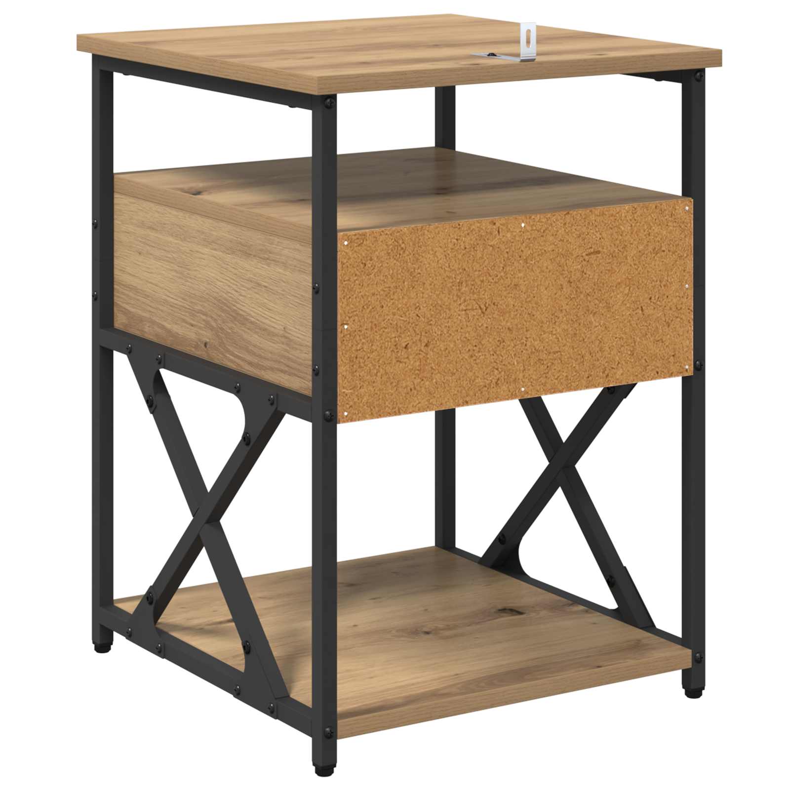 Κομοδίνο 2 pcs Artisan Oak 40 x 42 x 55 εκ Επεξεργασμένο ξύλο - Pakobazaar